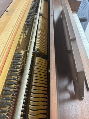 Estey Walnut Spinet Piano - Compact Space-Saving Design | Serial #197832