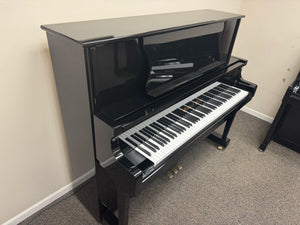Henry F Miller KC 130 PE Professional Upright Piano -&nbsp;52" Polished Ebony Finish