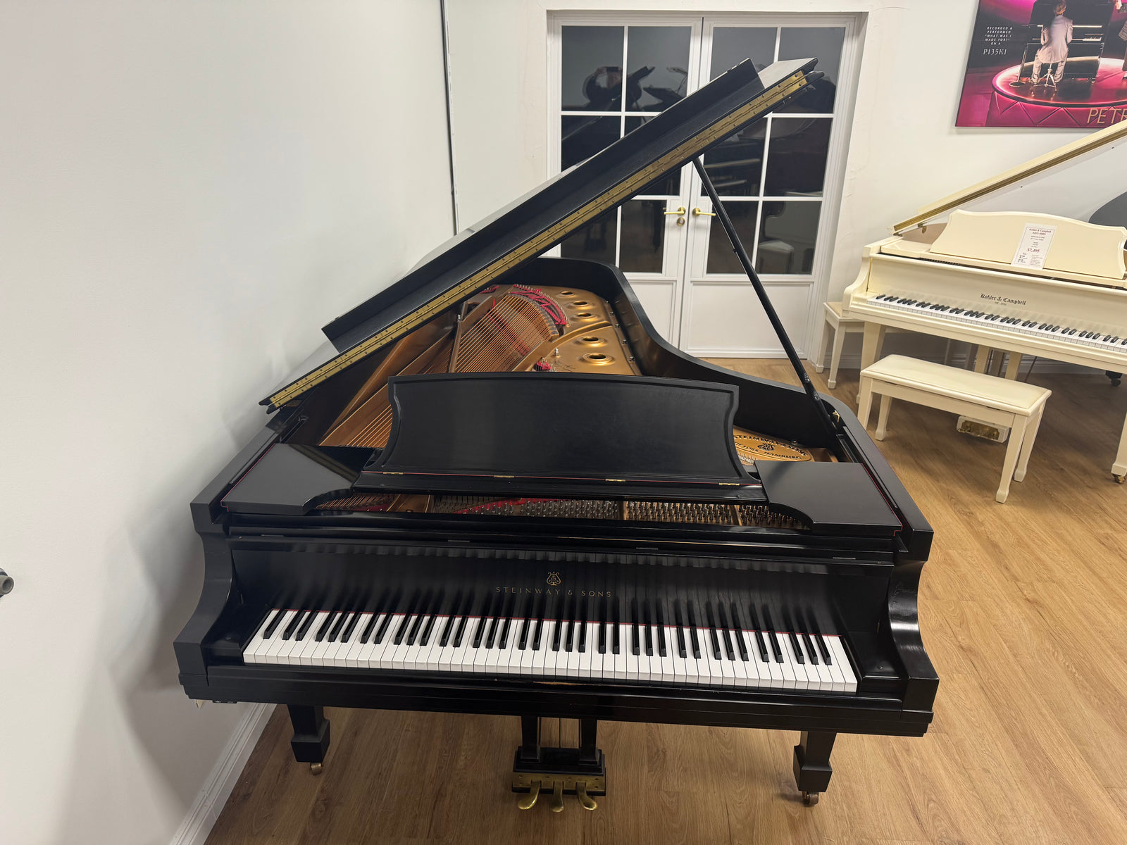 Steinway Model D Concert Grand Piano 9' Satin Ebony | Serial #539112