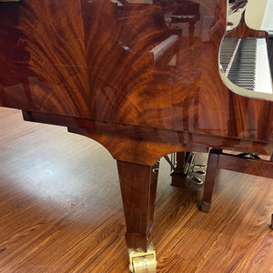 Restored 1880 Steinway Model D Concert Grand 9' - Pyramid Mahogany with QRS Player