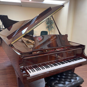 Restored 1880 Steinway Model D Concert Grand 9' - Pyramid Mahogany with QRS Player