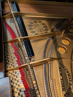 Restored 1914 Steinway Model O Grand Piano 5'11" - African Mahogany