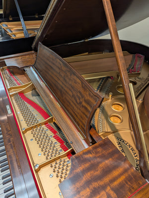 Restored 1914 Steinway Model O Grand Piano 5'11" - African Mahogany