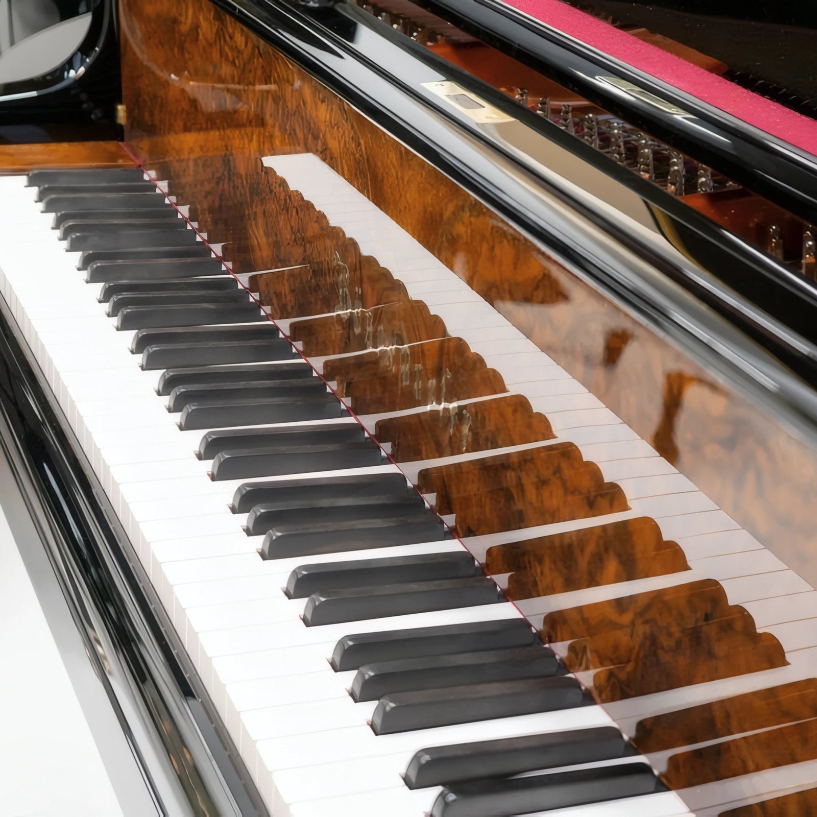 1965 Bosendorfer Model 170 Grand Piano in Burl Walnut | ONLINE INVENTORY Call for Availability