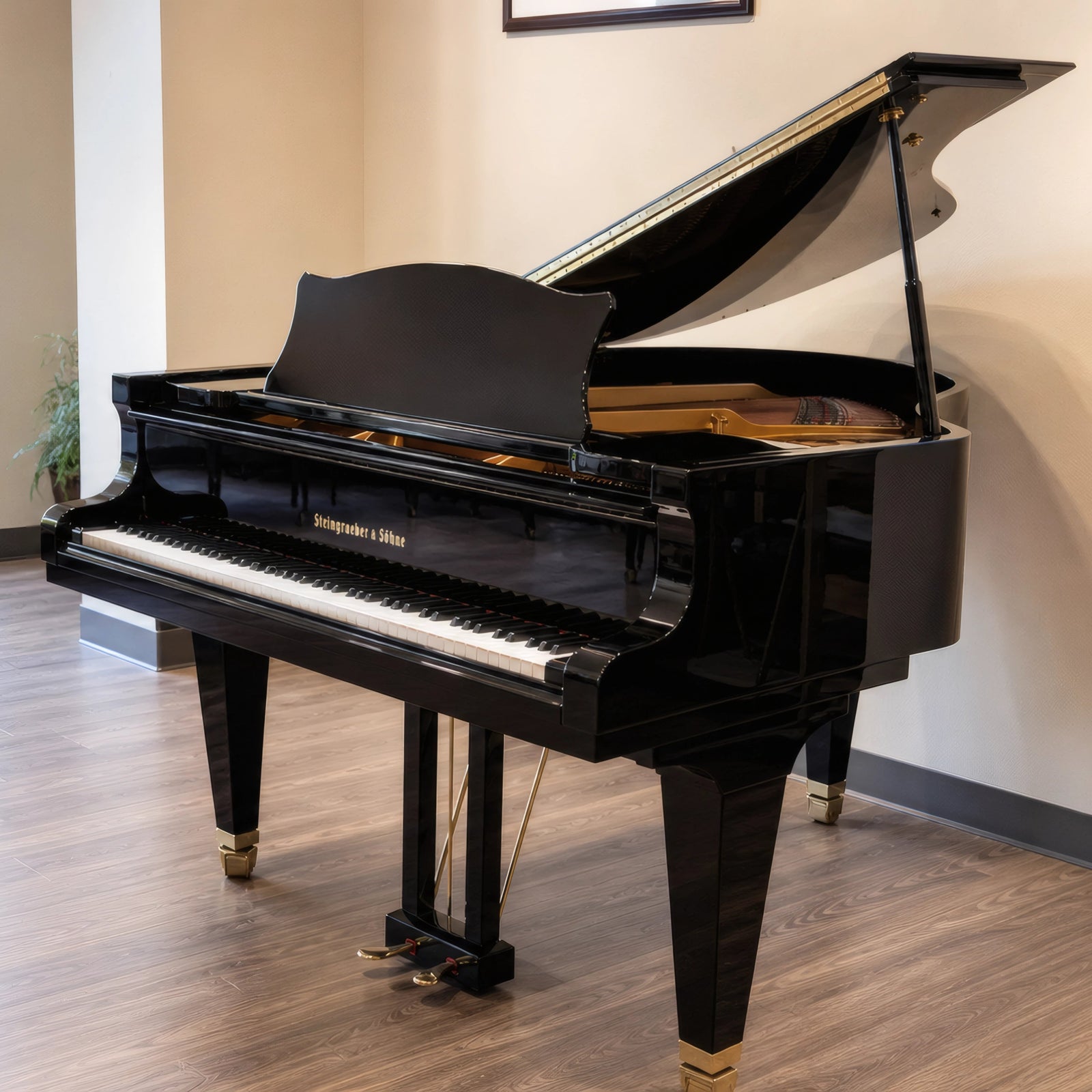 1920 Steingraeber and Sohne Model 190 Grand Piano in Polished Ebony | ONLINE INVENTORY Call for Availability